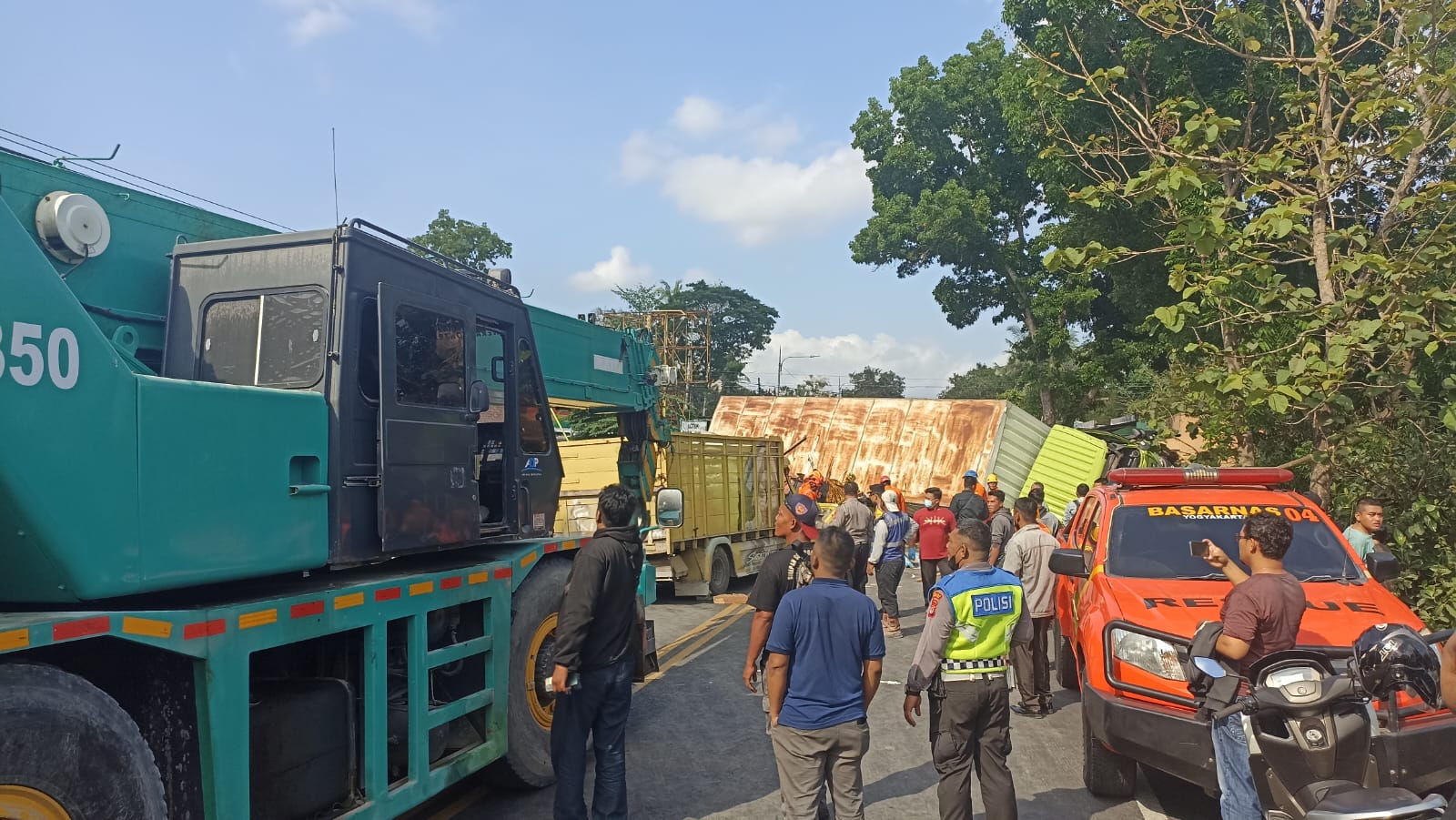 Kronologi Kecelakaan Beruntun di Sedayu Bantul Tewaskan Dua Orang