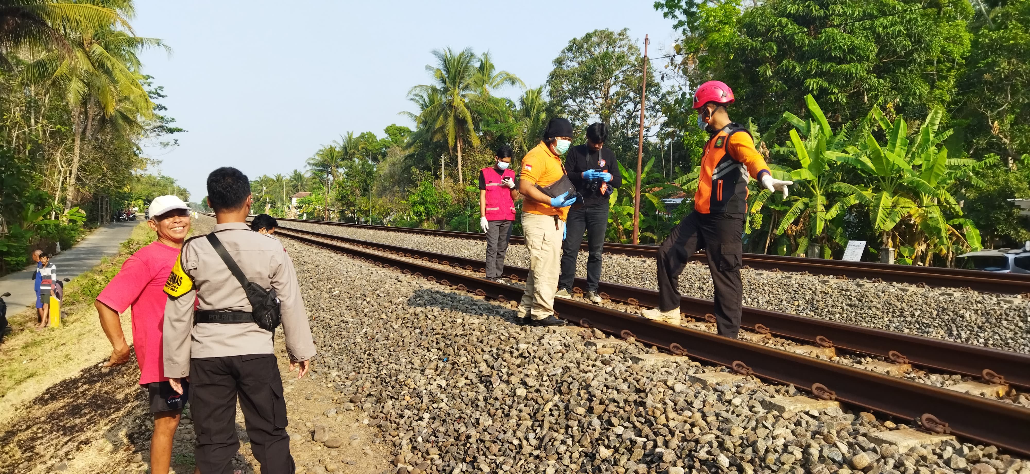 Diduga Tertemper Kereta Api, Seorang Pria ditemukan Meninggal Dunia