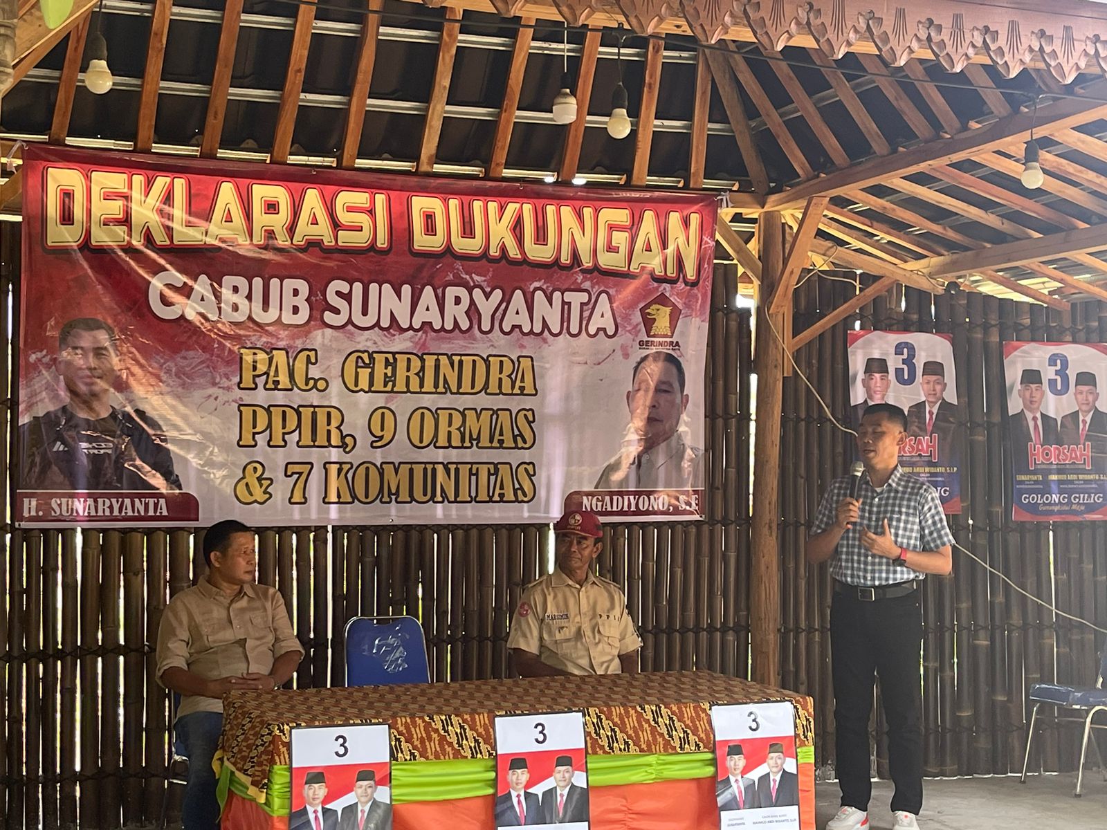 Gerindra Gunungkidul Pecah, Kader Militan Justru Dukung Sunaryanta-Ardi