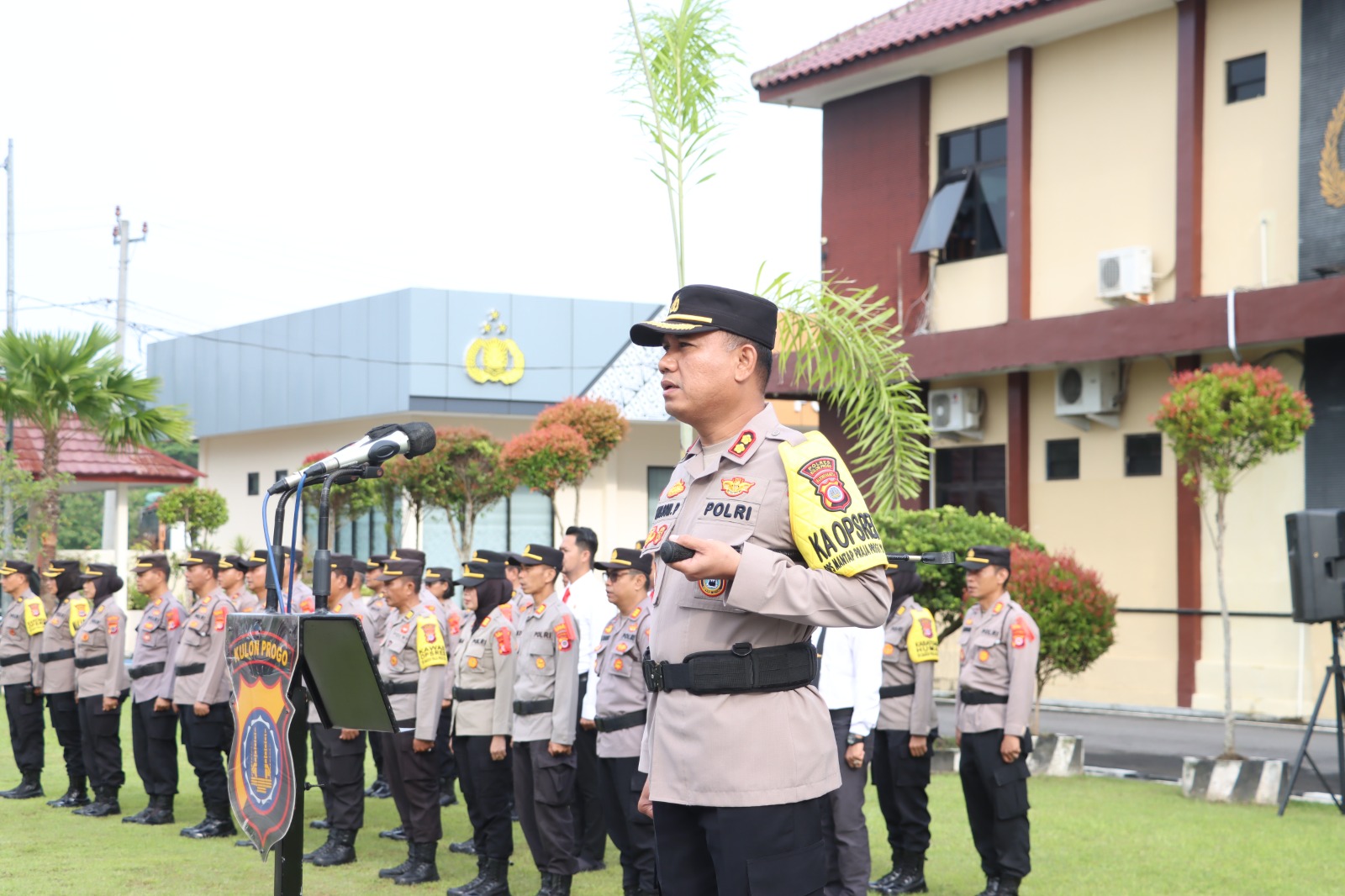 Polres Kulon Progo Kerahkan Ratusan Personil Demi Kelancaran Pilkada