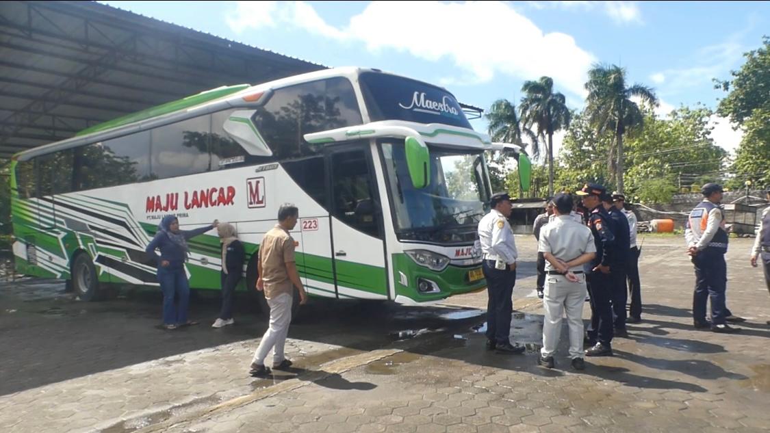 Dishub Gunungkidul Gelar Ramp Check, 5 Bus Tidak Layak Beroperasi