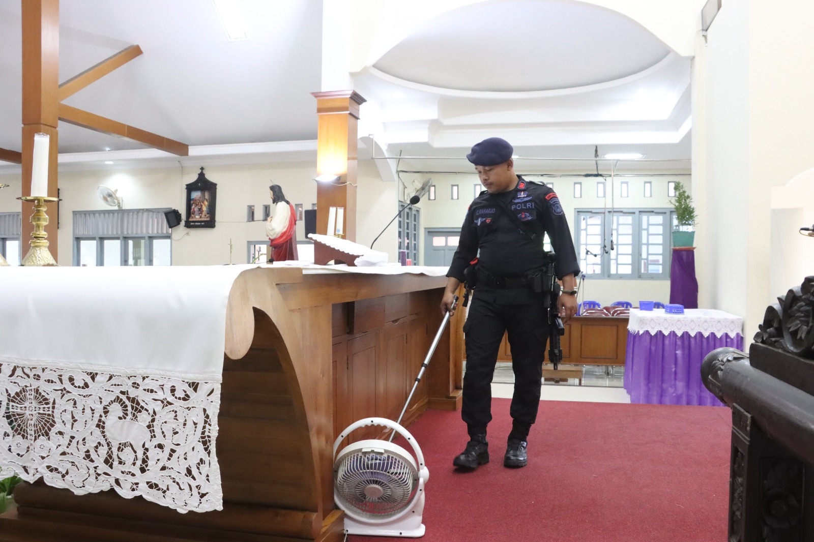 Sejumlah Gereja di Kulon Progo di Sterilisasi oleh Kepolisian