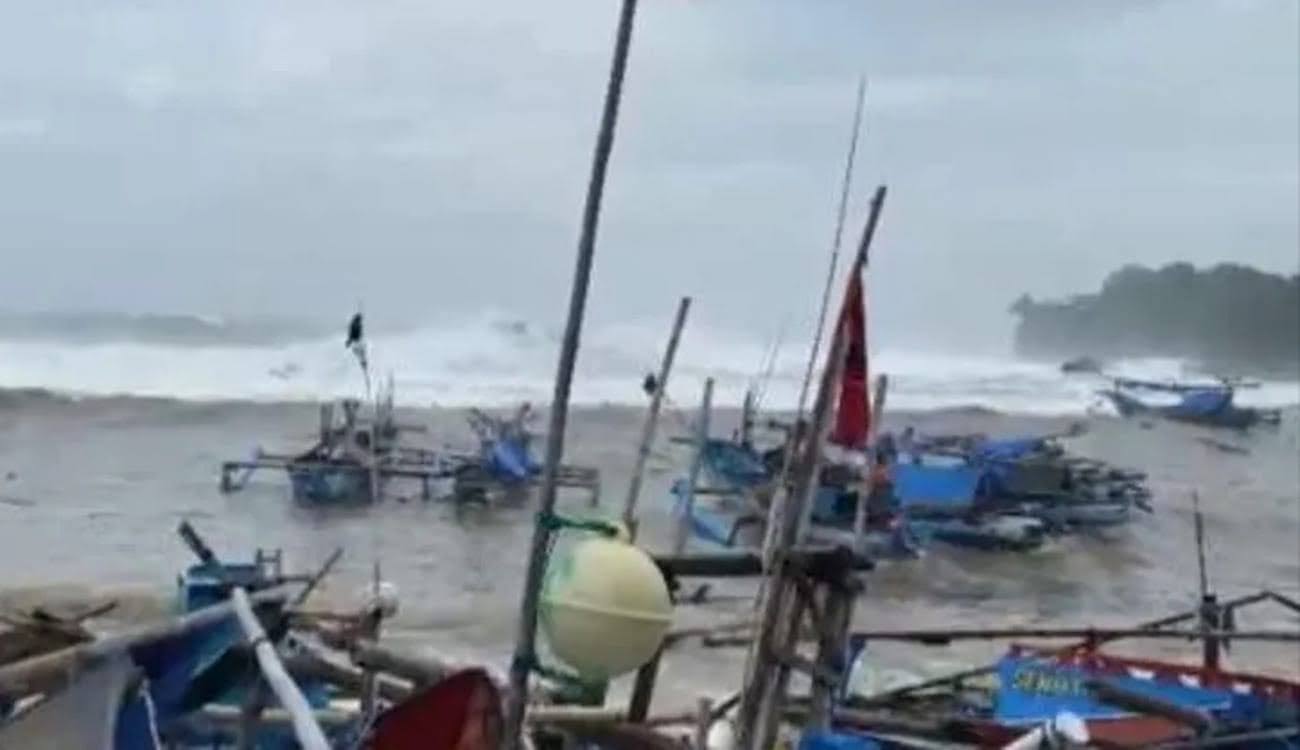 Jelang Imlek, Nelayan Pantai Selatan Bantul Paceklik Akibat Cuaca Buruk