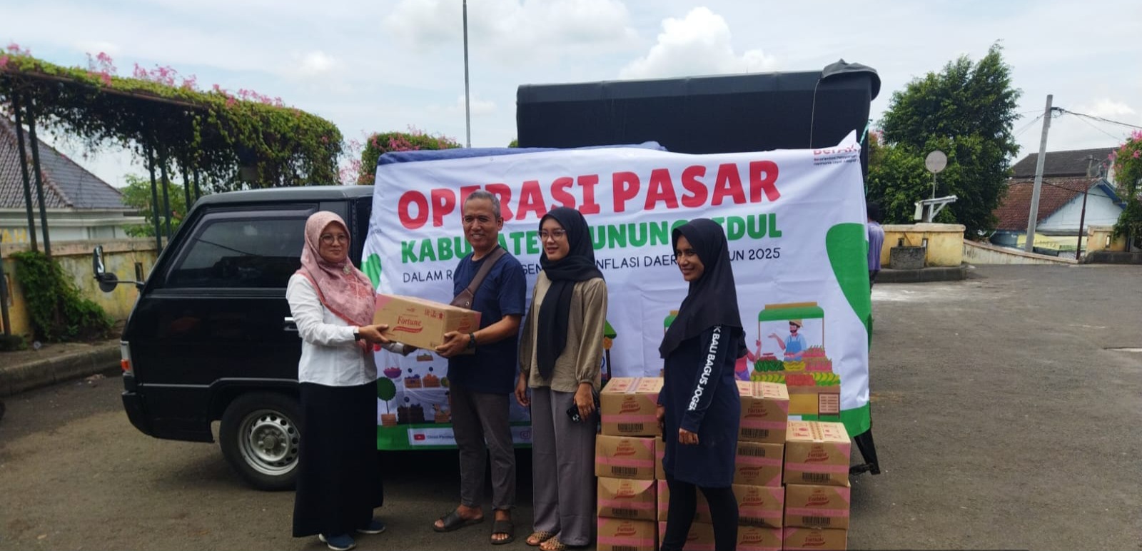 Kendalikan Harga Bahan Pokok, Pemkab Gunungkidul Selenggarakan Operasi Pasar