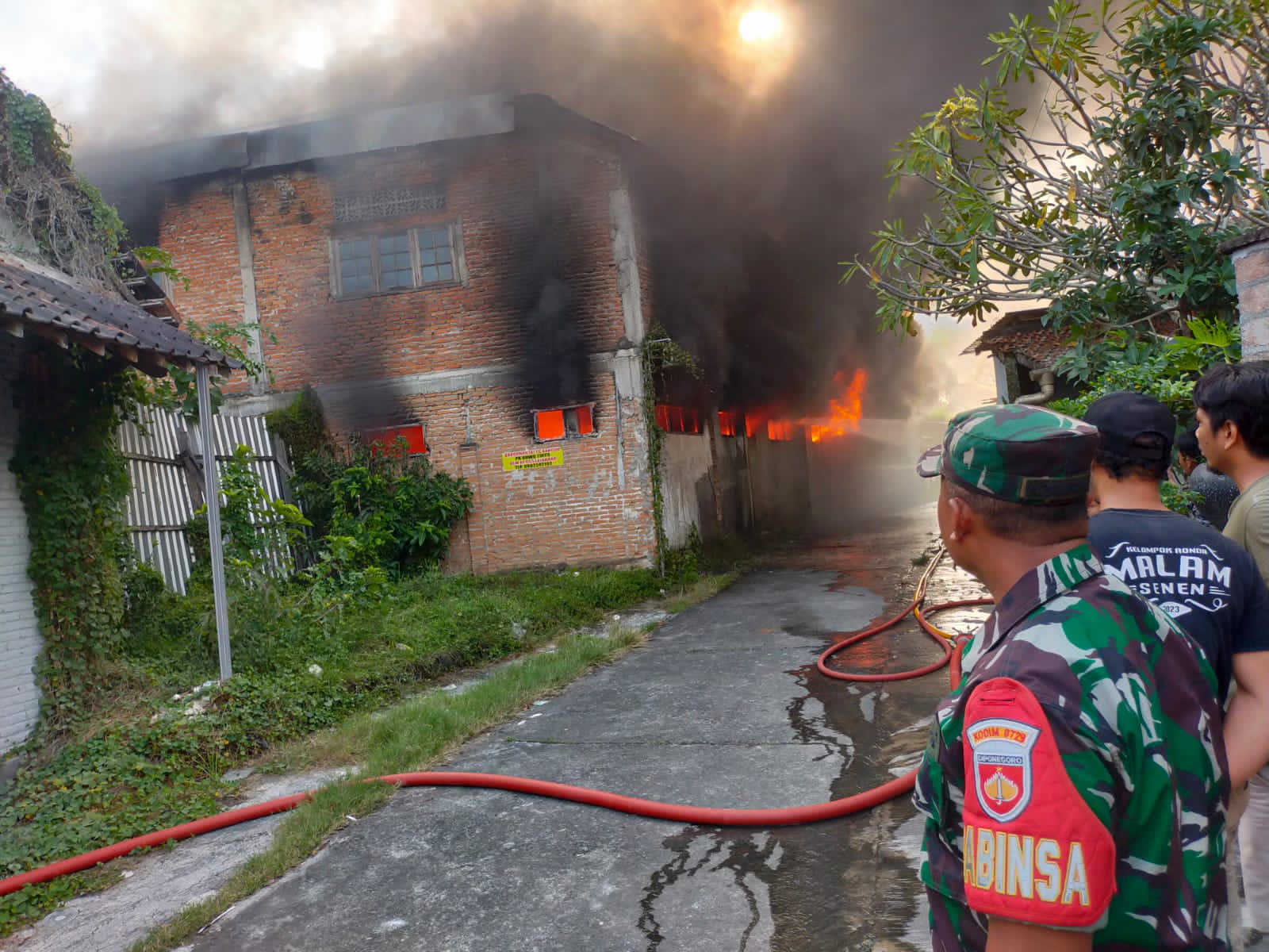 Gudang Tas di Kasihan Bantul Kebakaran, Kerugian Ditaksir Miliaran Rupiah