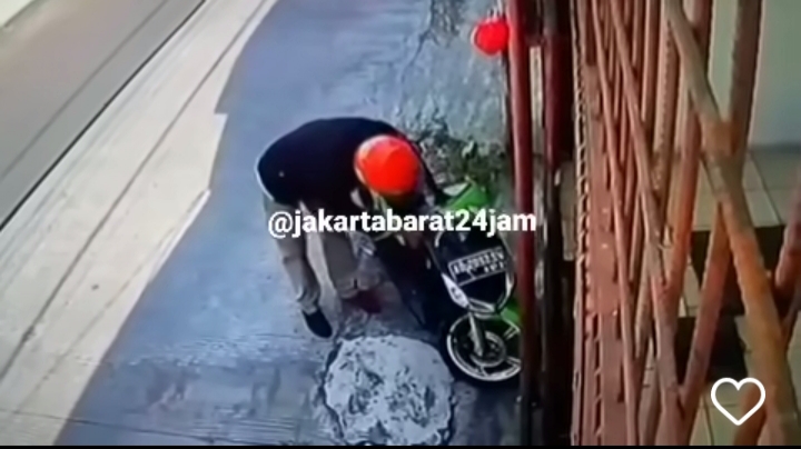 Aksi curanmor di Jakarta Barat 