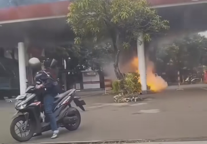 Kebakaran di SPBU Jakarta Selatan hari ini