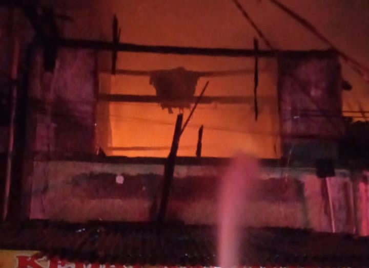 Kebakaran di Tambora Jakarta Barat 