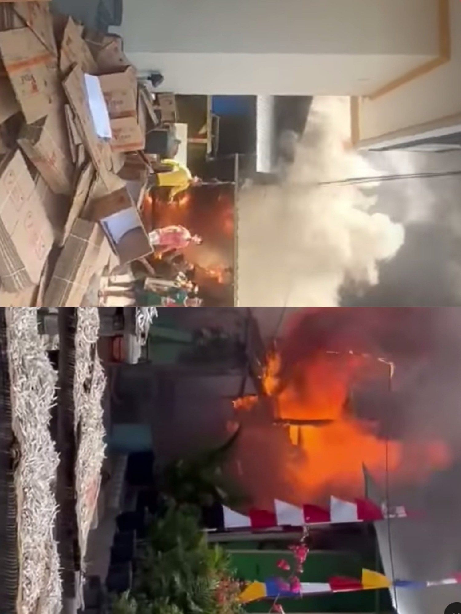 Kebakaran di Penjaringan Jakarta Utara hari ini