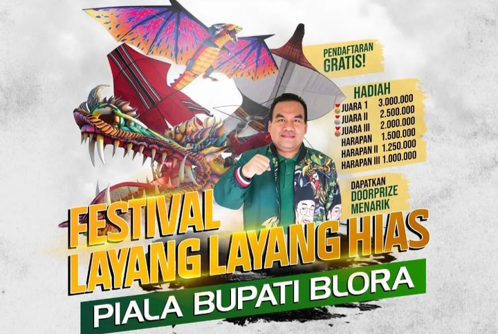 Jadwal Festival Layang-Layang Hias di Blora, Ini Cara Daftarnya 