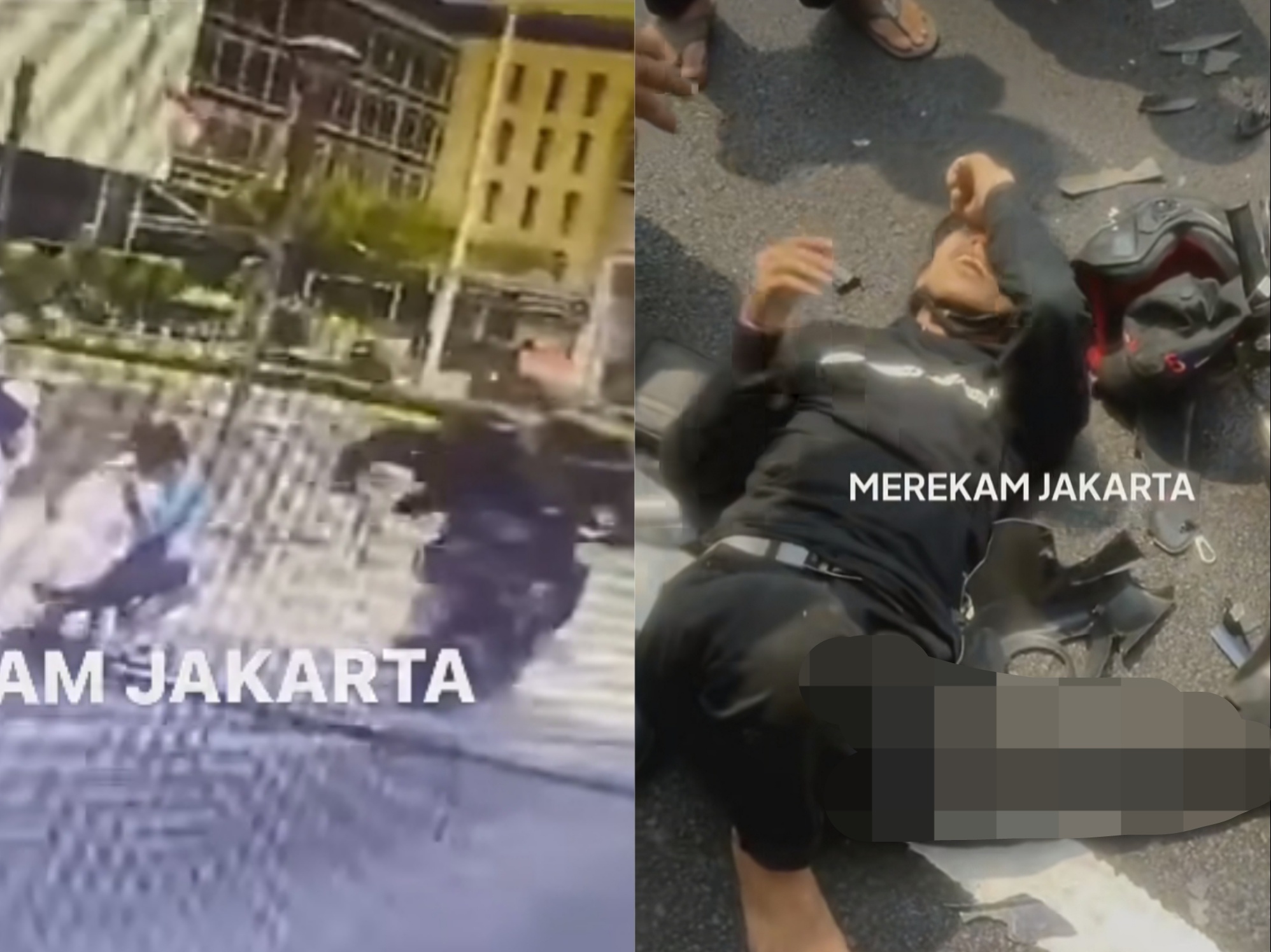 Aksi penjambretan di Jakarta Pusat