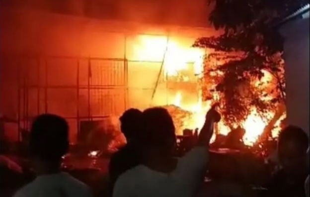 Kebakaran di Kalideres Jakarta Barat