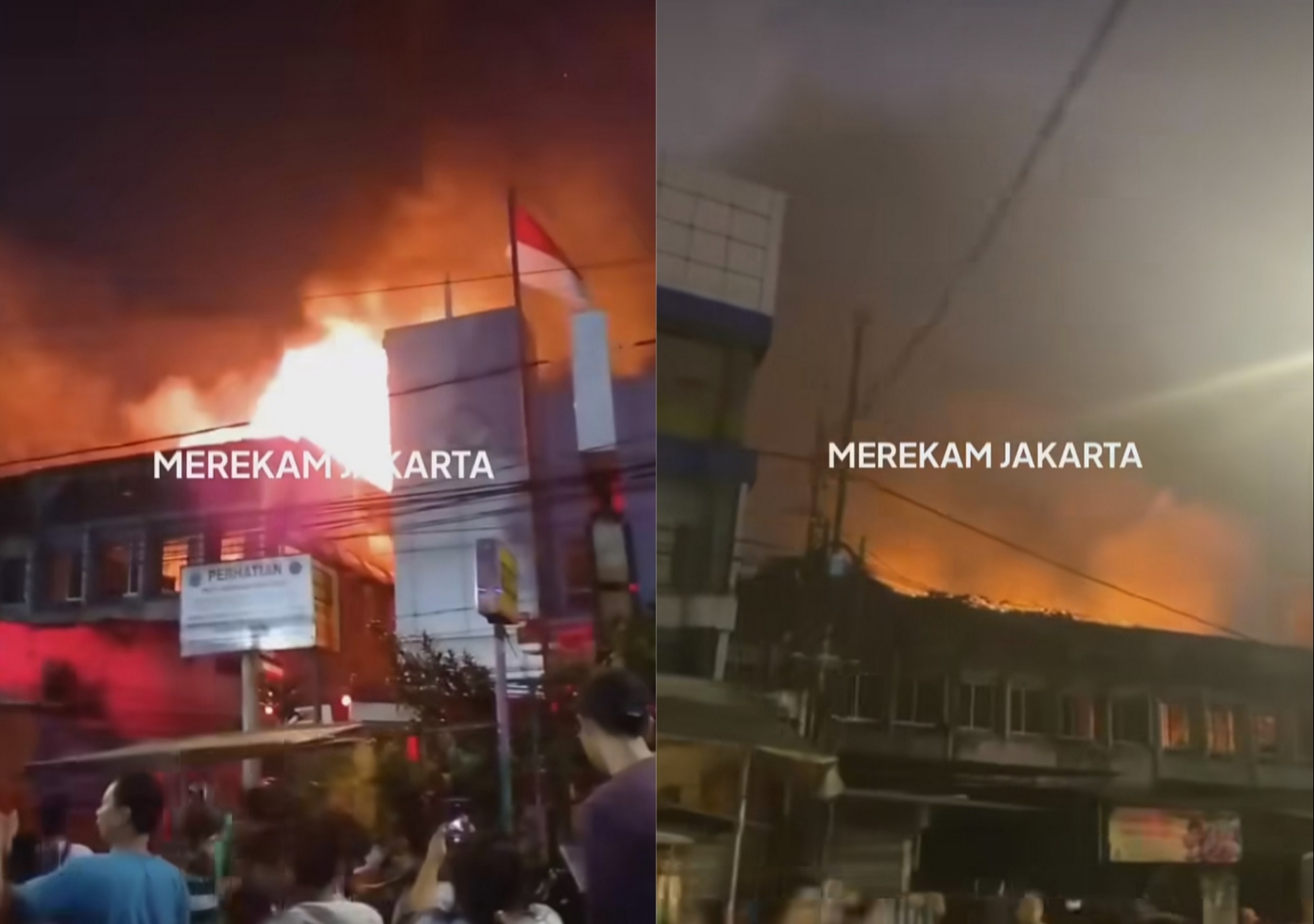 Kebakaran di Jakarta Selatan hari ini