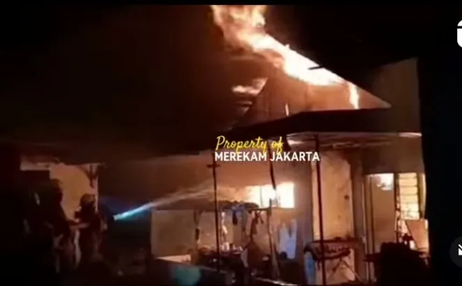 Kebakaran di Pasar Minggu Jakarta Selatan 
