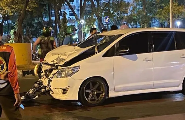 Kronologi Kecelakaan Maut di Kemayoran Jakpus, Mobil Tabrak Pemotor Bonceng Tiga