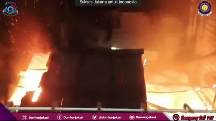 Kebakaran di Jakarta Selatan 