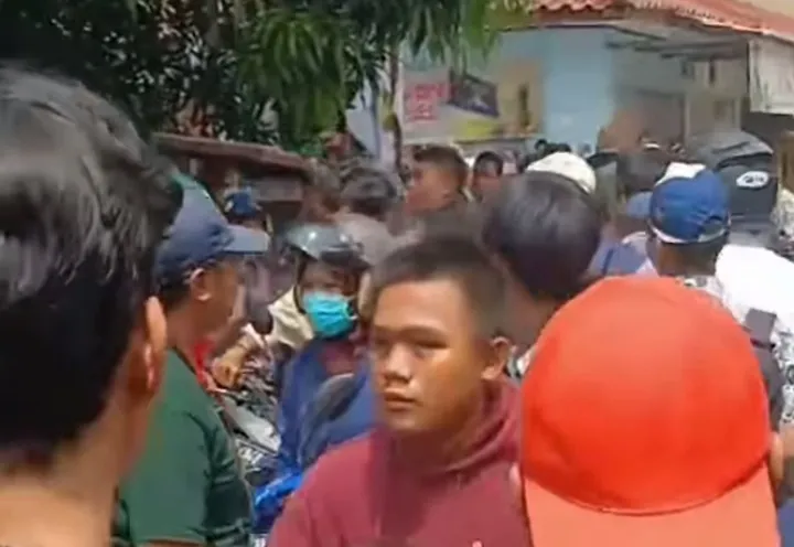 Supir Pick Up dihajar massa di Jakarta Utara