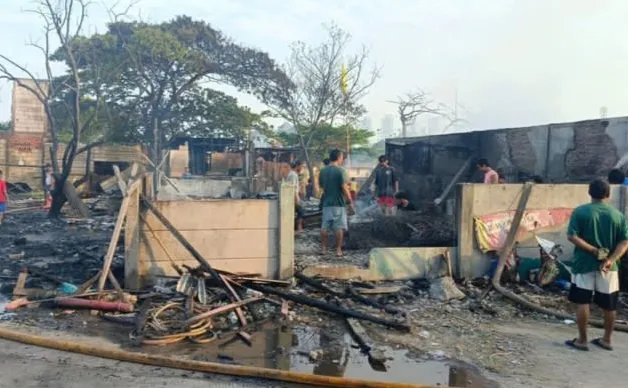 Kebakaran di Penjaringan Jakarta Utara 