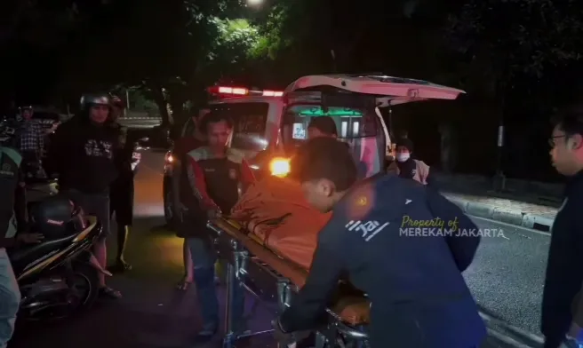 Kecelakaan di Kebayoran Lama Jakarta Selatan 