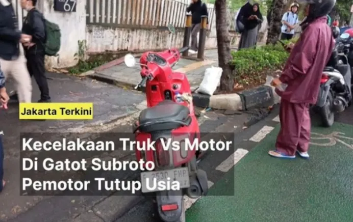 Kecelakaan di Pancoran Jakarta Selatan 
