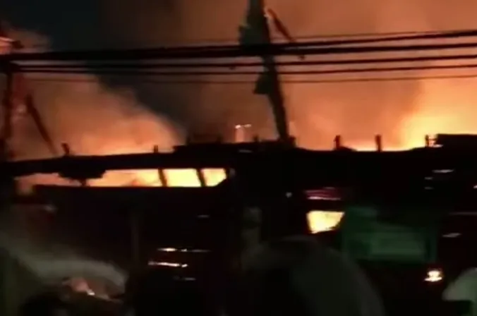 Kebakaran di Palmerah Jakarta Barat 