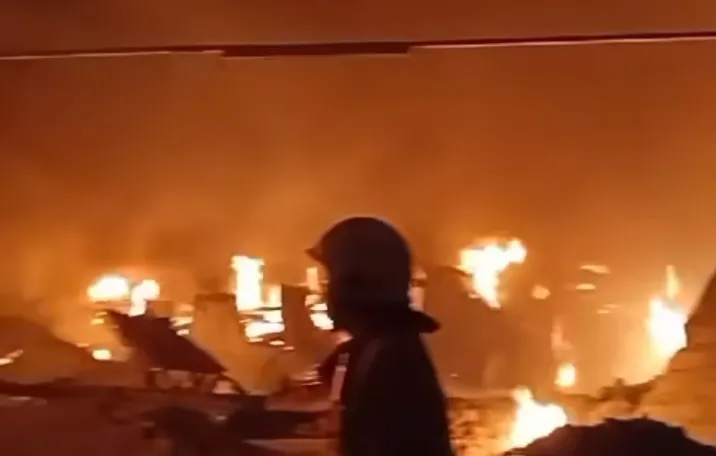 Kebakaran di Cengkareng Jakarta Barat 