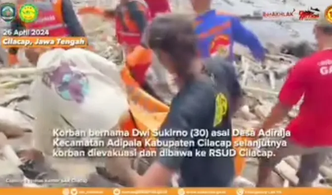 Tim SAR Temukan Korban Tenggelam di Sungai Serayu Cilacap Setelah 3 Hari Pencarian