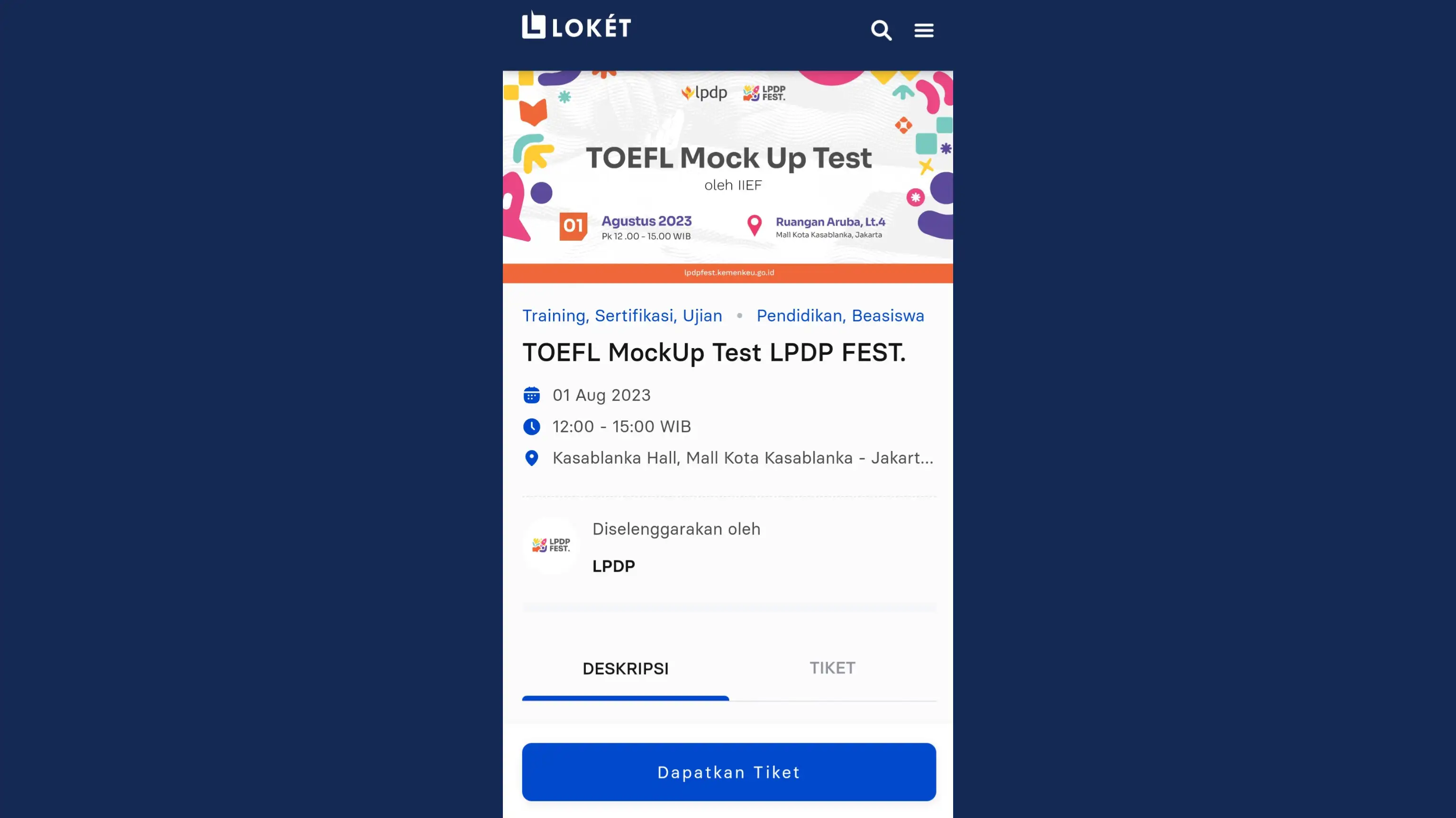 Cara Daftar TOEFL Mock Up Test Gratis 2023