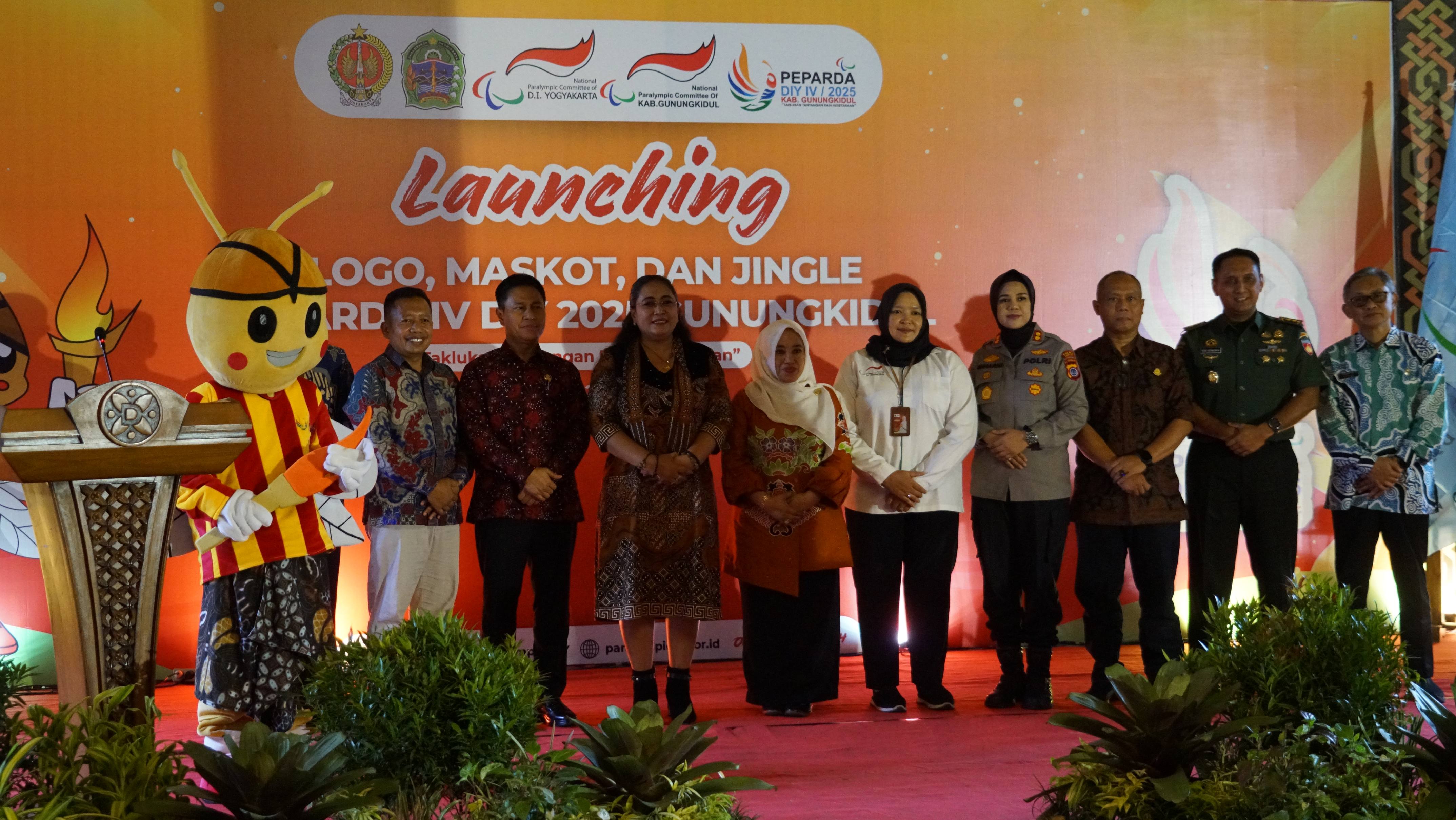 Jadi Tuan Rumah Peparda IV DIY, Gunungkidul Launcing Maskot dan Kebut Persiapan Venue