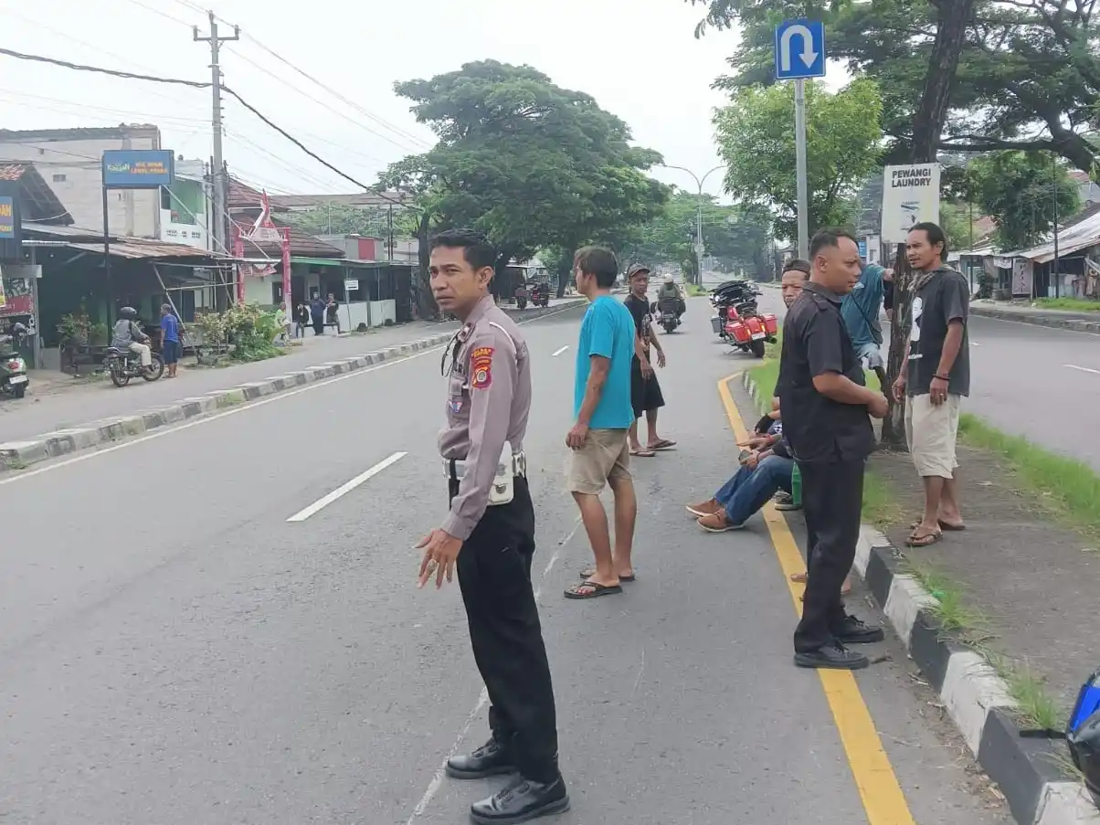 Kecelakaan Moge Vs Matic di Sewon Bantul, 3 Orang Luka-luka