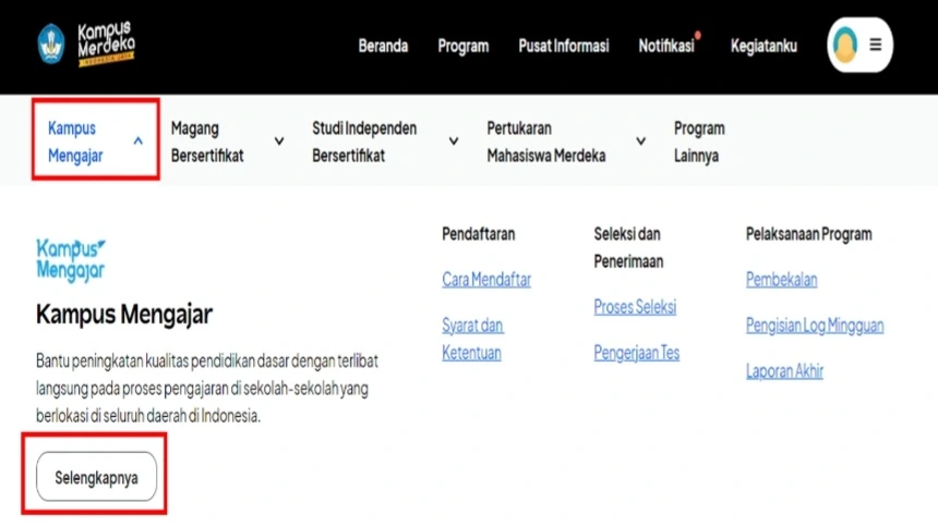 Cara Daftar Program Kampus Mengajar Angkatan 7