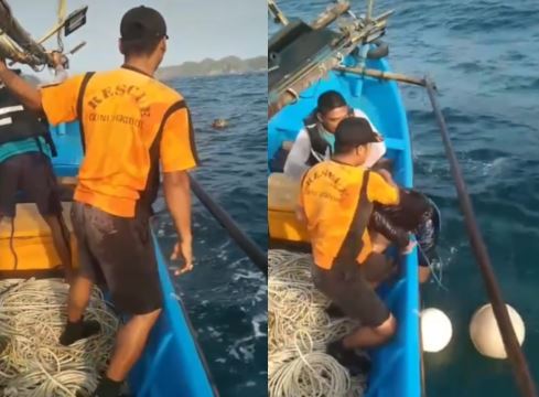 Detik-detik Penyelamatan Nelayan Korban Laka Laut di Pantai Sadeng, Perahu Tenggelam Dihantam Gelombang