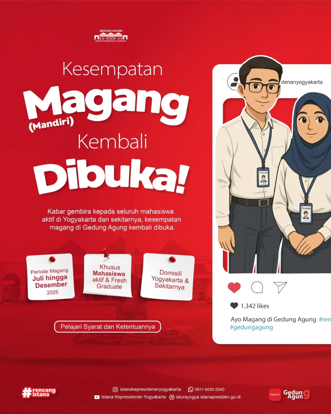 Magang di Istana Kepresidenan Yogyakarta