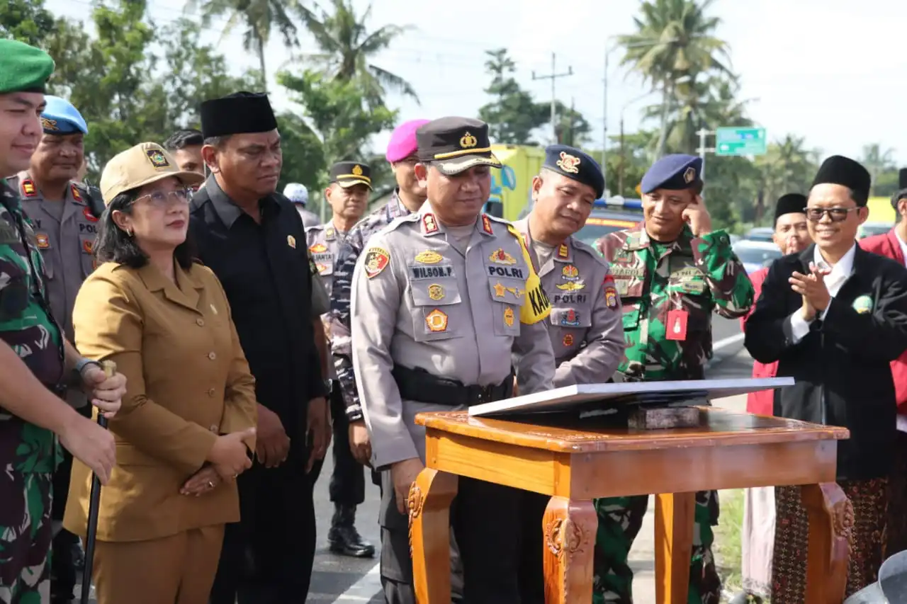 Polres Kulon Progo Revitalisasi Monumen Kecelakaan Lalu Lintas