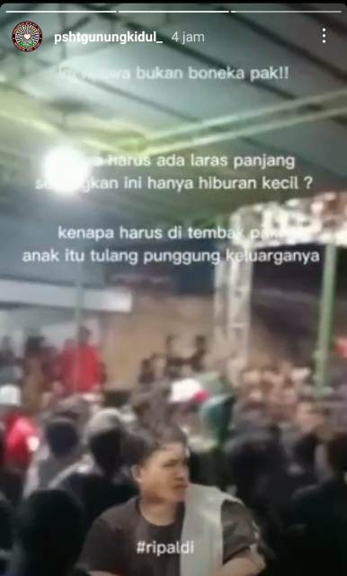 korban tertembak Polisi Girisubo