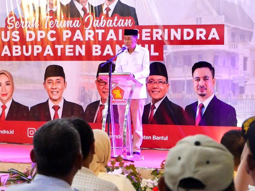 Tongkat Estafet Berpindah, Aris Suharyanta Nahkodai Gerindra Bantul
