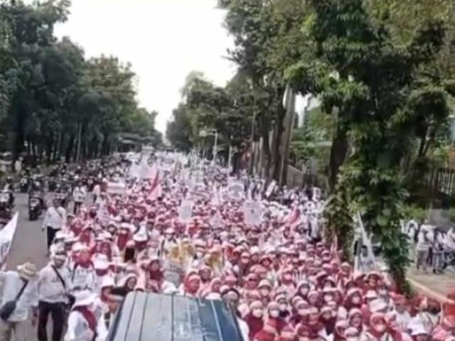 Demo tolak RUU Kesehatan