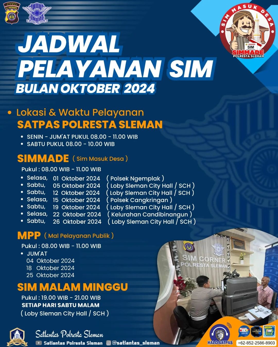 SIM Keliling Sleman Oktober 2024