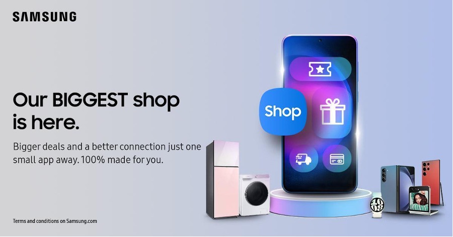 Aplikasi Samsung Shop Resmi Dibuka