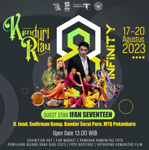 Jadwal Lengkap Event Kenduri Riau 2023, Simak Juga Line Up Penampilnya