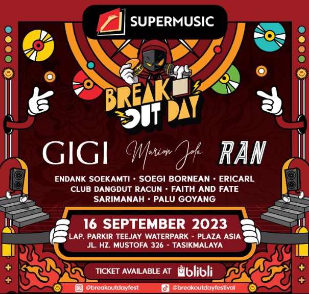 konser Break Out Day Fest Tasikmalaya dibatalkan