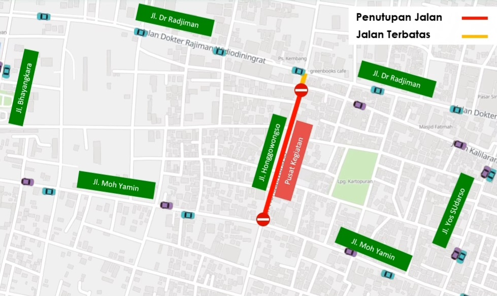 Penutupan Jalan di Solo 2 Agustus 2024