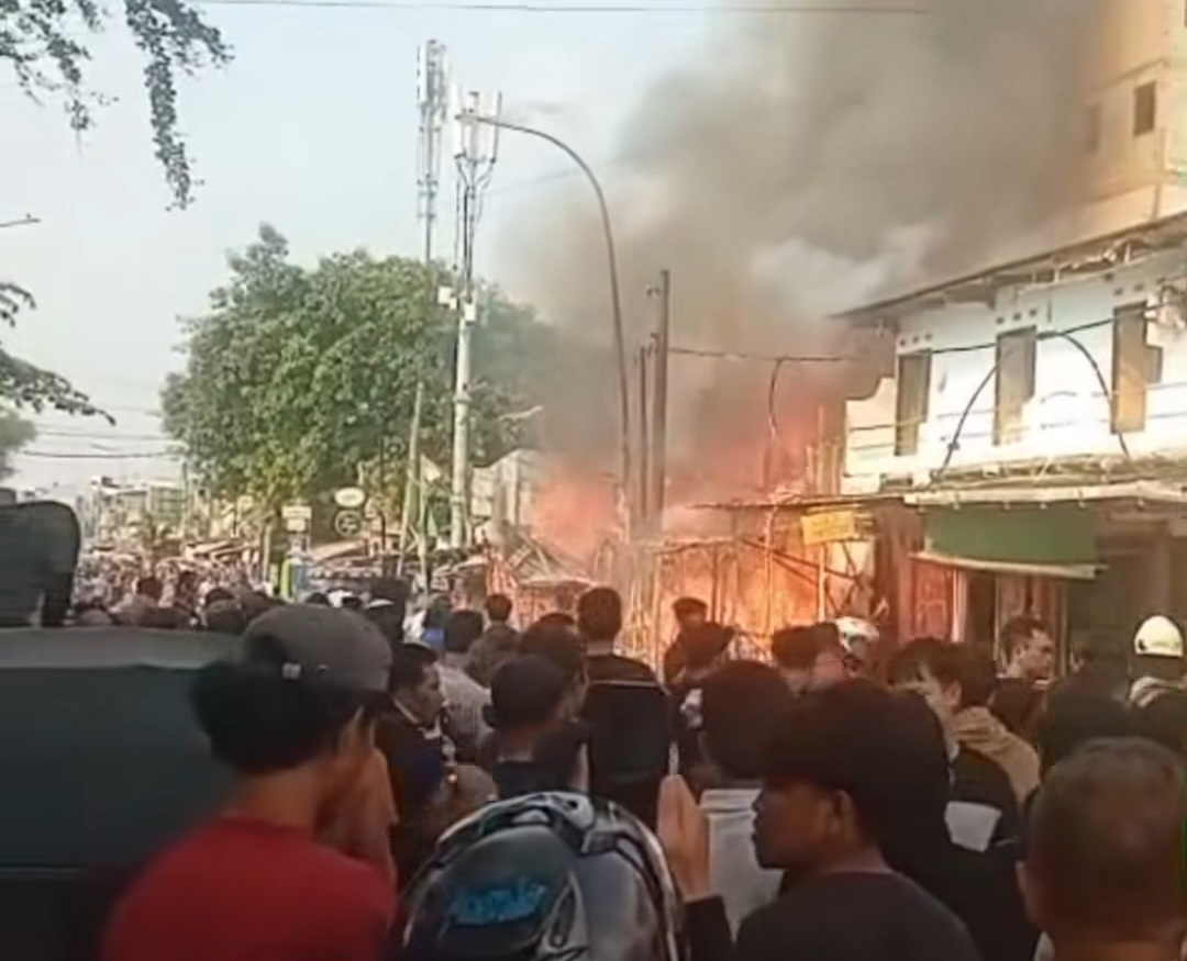 Kebakaran Warteg di Penjaringan Jakarta Utara