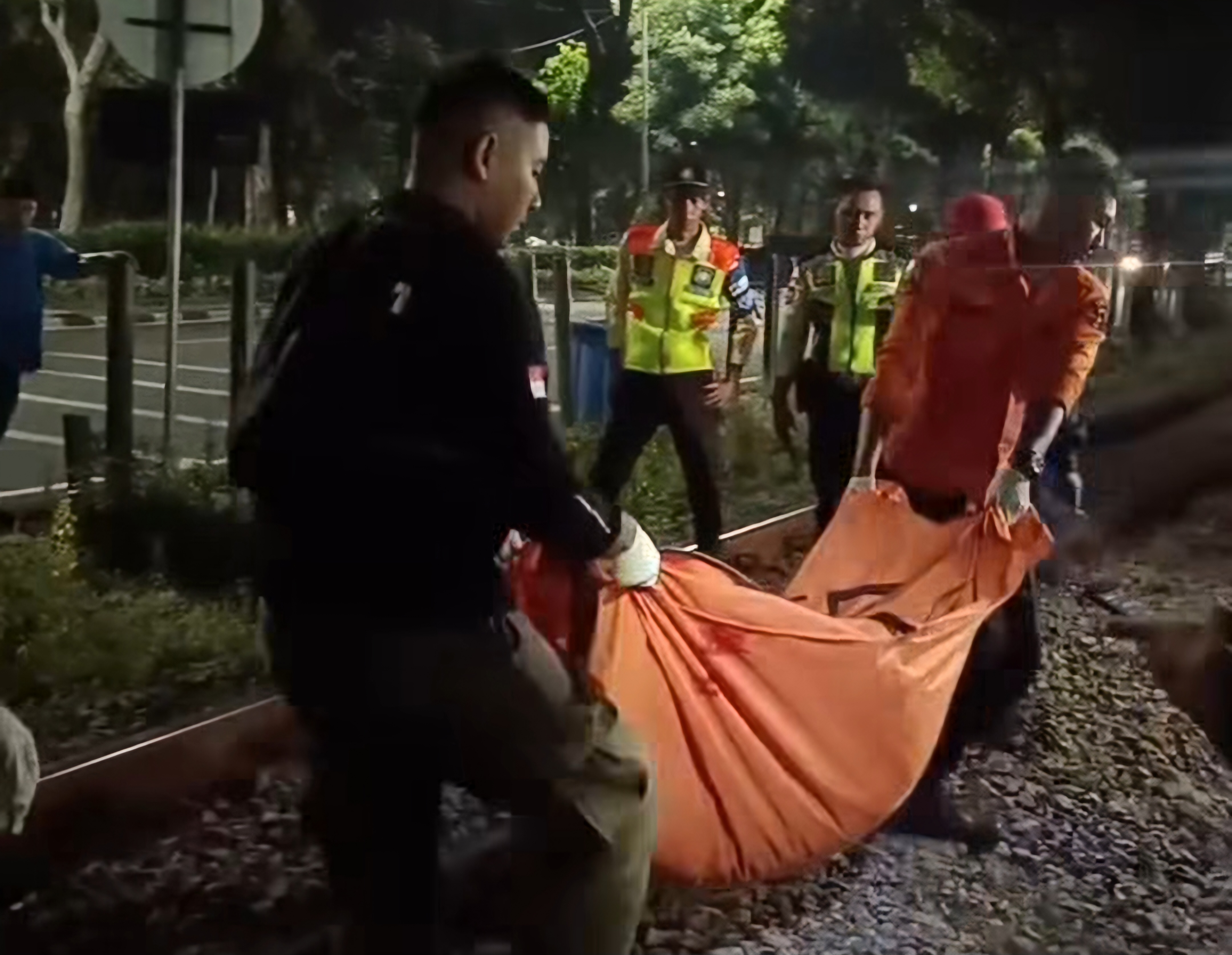 Pria Ditemukan Tewas Tertabrak Kereta