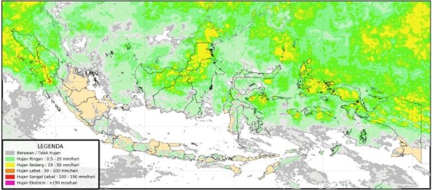 Prediksi Cuaca 15 dan 16 September 2023,  Ini Wilayah Indonesia yang Berpotensi Hujan