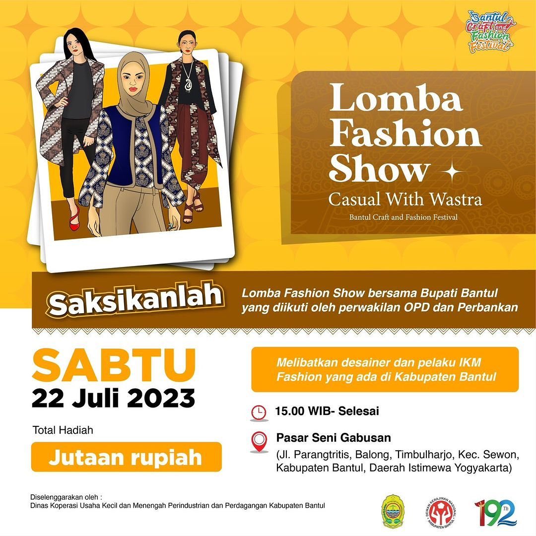 Bantul Craft and Fashion Festival 2023