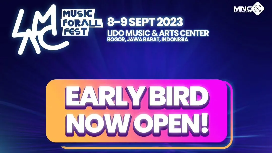 Cara Beli Tiket Early Bird LMAC MUSICFORALL FEST 2023