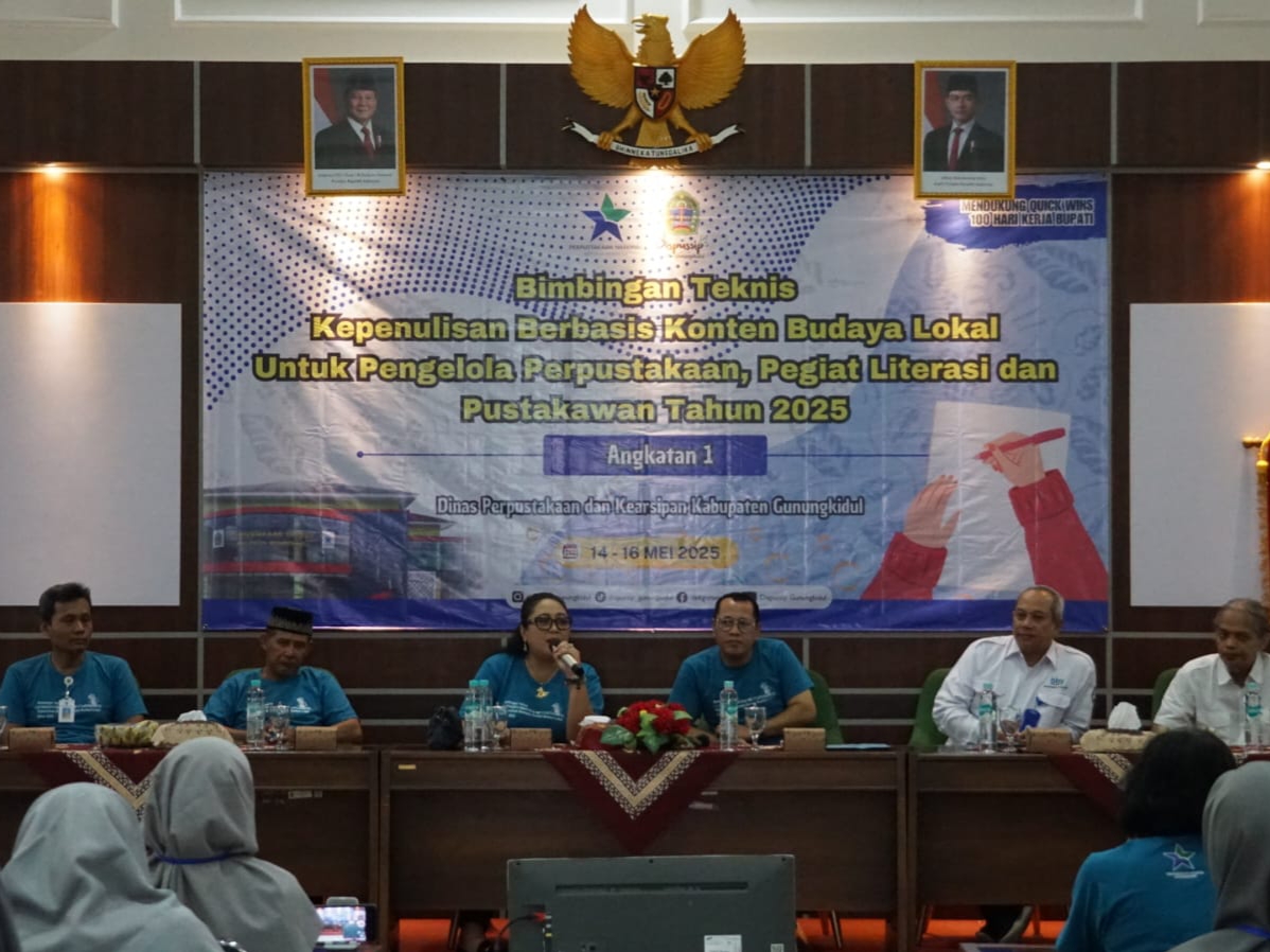 Bimtek Kepenulisan Berbasis Konten Budaya Lokal Digelar di Gunungkidul, Bupati Endah: Upaya Membangun ...