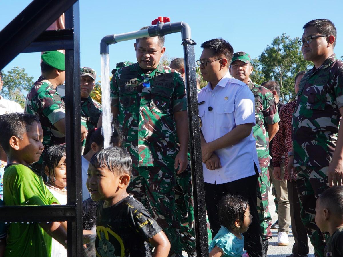 TNI AD Bangun 10 Sumur Bor di Gunungkidul, KSAD Maruli Simanjuntak: Bentuk Balas ...