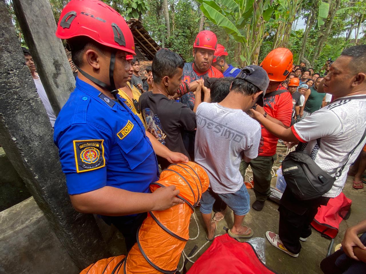 Proses Evakuasi Pria Terperosok ke Sumur di Gunungkidul Mengalami Sempat Terkendala Komunikasi dengan ...